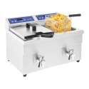 FRYTOWNICA FRYTKOWNICA PODWÓJNA INDUKCYJNA 7000W 230V ROYAL CATERING 2X 10L