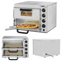 PROFESJONALNY PIEC DO PIZZY PODWÓJNY 2 X 40CM 3000W 230V ROYAL CATERING