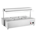 SUCHY BEMAR PODGRZEWACZ BEZ WODY WOLNOSTOJĄCY 6 X GN 150MM 55L ROYAL CATERING