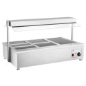 SUCHY BEMAR PODGRZEWACZ BEZ WODY WOLNOSTOJĄCY 6 X GN 150MM 55L ROYAL CATERING