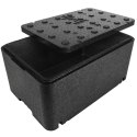 TERMOBOX PUDEŁKO TERMOS POJEMNIK TERMICZNY Z POKRYWKĄ DO ŻYWNOŚCI LEKÓW 600X400X296MM GN1/1 48L ARPACK