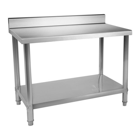 STÓŁ BLAT ROBOCZY GASTRONOMICZNY Z RANTEM STALOWY NIERDZEWNY 120X60CM STÓŁ BLAT ROBOCZY GASTRONOMICZNY Z RANTEM STALOWY NIERDZEWNY 120X60CM