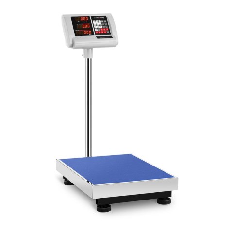 WAGA PLATFORMOWA MAGAZYNOWA LICZĄCA 40X50CM ZASILACZ + AKUMULATOR 150KG / 10G WAGA PLATFORMOWA MAGAZYNOWA LICZĄCA 40X50CM ZASILACZ + AKUMULATOR 150KG / 10G
