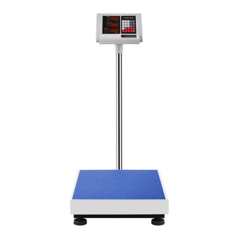 WAGA PLATFORMOWA MAGAZYNOWA LICZĄCA 45X60CM ZASILACZ + AKUMULATOR 300KG / 50G WAGA PLATFORMOWA MAGAZYNOWA LICZĄCA 45X60CM ZASILACZ + AKUMULATOR 300KG / 50G