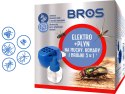 BROS - elektro + płyn na muchy, komary i mrówki 20 dni x 24 h