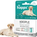 HAPPS Herbal - krople na pchły i kleszcze dla dużych psów 20 - 40kg 4szt.