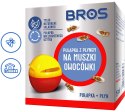 Zestaw BROS - pułapka z płynem na muszki owocówki + płyn do pułapki na muszki owocówki 15ml