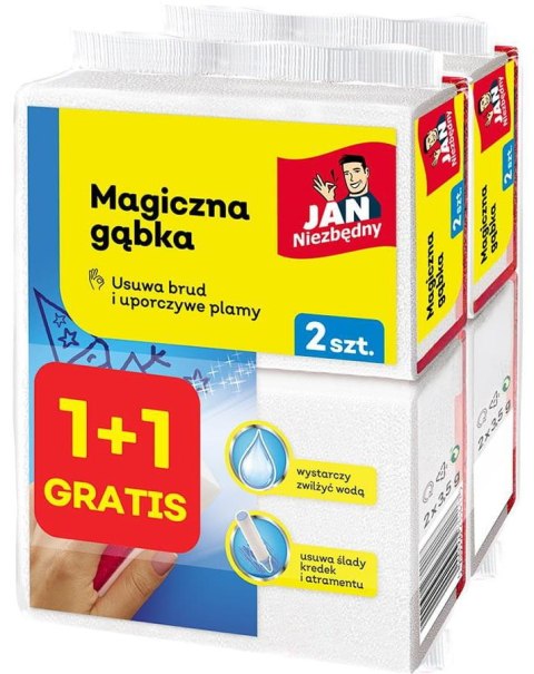 Jan Niezbędny Magiczna Gąbka 4 szt. Jan Niezbędny Magiczna Gąbka 4 szt.