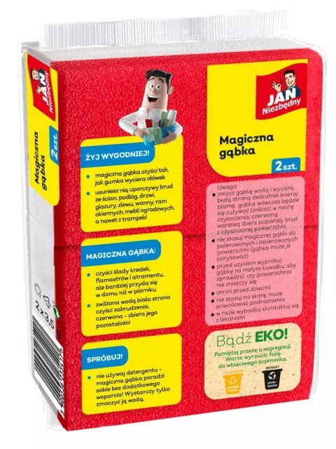 Jan Niezbędny Magiczna Gąbka 4 szt. Jan Niezbędny Magiczna Gąbka 4 szt.
