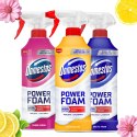 Zestaw 3 x Domestos Power Foam Piana Do Mycia Toalety i Łazienki 435ml