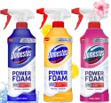 Zestaw 3 x Domestos Power Foam Piana Do Mycia Toalety i Łazienki 435ml