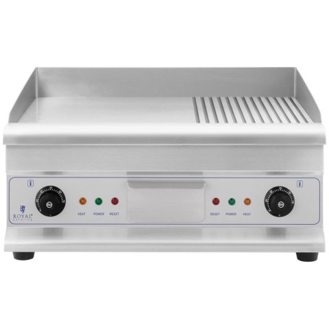 GRILL PŁYTA GRILLOWA PODWÓJNA GŁADKA RYFLOWANA Z SZUFLADĄ NA TŁUSZCZ 230 V 2X 3200 W GRILL PŁYTA GRILLOWA PODWÓJNA GŁADKA RYFLOWANA Z SZUFLADĄ NA TŁUSZCZ 230 V 2X 3200 W