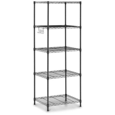 REGAŁ MAGAZYNOWY DRUCIANY AŻUROWY 5 PÓŁEK 55 X 44.5 X 150 CM DO 150 KG REGAŁ MAGAZYNOWY DRUCIANY AŻUROWY 5 PÓŁEK 55 X 44.5 X 150 CM DO 150 KG