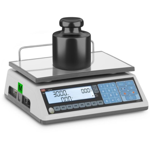 WAGA SKLEPOWA HANDLOWA 30 KG / 10 G LCD M LEGALIZACJA WAGA SKLEPOWA HANDLOWA 30 KG / 10 G LCD M LEGALIZACJA