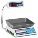 WAGA SKLEPOWA HANDLOWA INTERFEJS RS232 PLU 30 KG / 0,01 KG LED M LEGALIZACJA