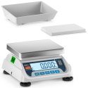 WAGA STOŁOWA 2 PLATFORMY INTERFEJS RS232 6 KG / 2G LCD M LEGALIZACJA