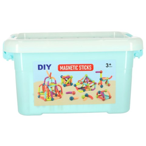 Klocki magnetyczne magnetic sticks duże patyczki dla małych dzieci 50 elementów Klocki magnetyczne magnetic sticks duże patyczki dla małych dzieci 50 elementów