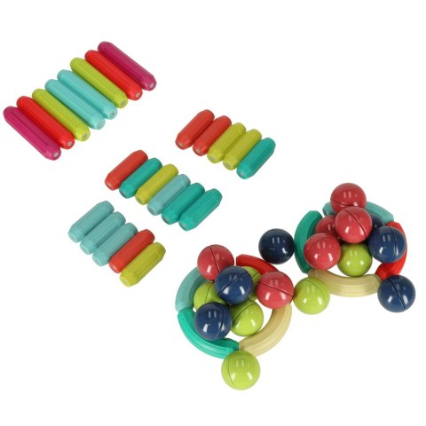 Klocki magnetyczne magnetic sticks duże patyczki dla małych dzieci 50 elementów Klocki magnetyczne magnetic sticks duże patyczki dla małych dzieci 50 elementów