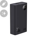 Powerbank z wyświetlaczem 20000mAh 30W 2xUSB 1xUSB-C Quick Charge SCP VOOC czarny