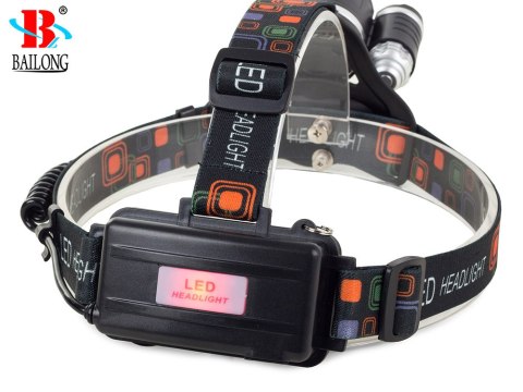 Bailong latarka czołowa led cree xm-l t6 2 x xpe Bailong latarka czołowa led cree xm-l t6 2 x xpe