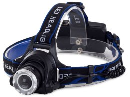 Bailong latarka czołowa zoom led cree xm-l3-u3