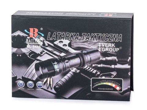 Bailong latarka taktyczna zoom dioda cree xml-t6 Bailong latarka taktyczna zoom dioda cree xml-t6