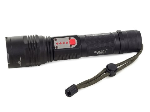 Bailong latarka wojskowa cree led usb xm-l t6 Bailong latarka wojskowa cree led usb xm-l t6