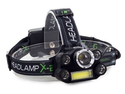 Latarka czołowa bailong 5x led + cob cree xm-l t6 Latarka czołowa bailong 5x led + cob cree xm-l t6