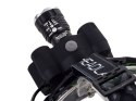 Latarka czołowa bailong 5x led + cob cree xm-l t6