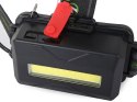 Latarka czołowa bailong 5x led + cob cree xm-l t6