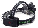 Latarka czołowa bailong cree xm-l t6 7 x led uv