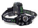 Latarka czołowa bailong cree xm-l t6 7 x led uv
