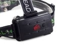 Latarka czołowa bailong cree xm-l t6 7 x led uv