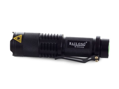Latarka taktyczna bailong led cree xm-l3-u3 zoom Latarka taktyczna bailong led cree xm-l3-u3 zoom