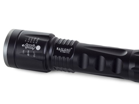 Latarka taktyczna bailong led cree zoom xm-l3-u3 Latarka taktyczna bailong led cree zoom xm-l3-u3