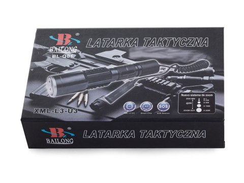 Latarka taktyczna bailong myśliwska cree xm-l3-u3 Latarka taktyczna bailong myśliwska cree xm-l3-u3
