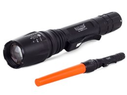 Latarka taktyczna bailong zoom led cree xm-l3-u3