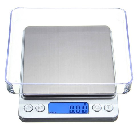 Waga jubilerska kuchenna 2000g 2kg lcd cyfrowa 0,1