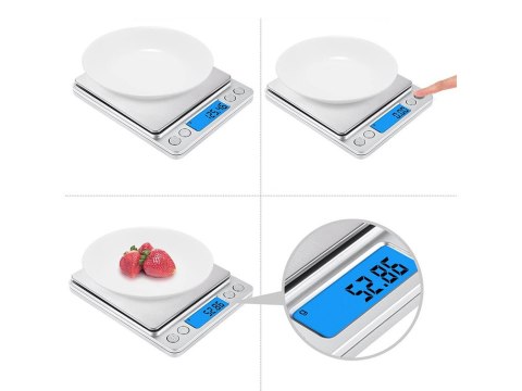 Waga jubilerska kuchenna 500g 0,01g elektroniczna Waga jubilerska kuchenna 500g 0,01g elektroniczna