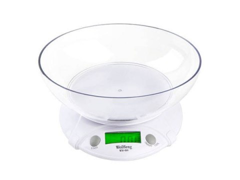 Waga kuchenna z podświetleniem lcd z misą 7 kg/1g Waga kuchenna z podświetleniem lcd z misą 7 kg/1g