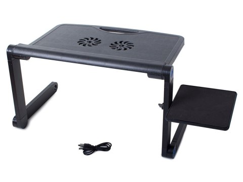 Stolik pod laptopa podstawka chłodząca składany Stolik pod laptopa podstawka chłodząca składany