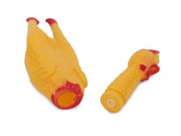 Zabawka dla psa piszcząca gryzak kurczak guma 31cm