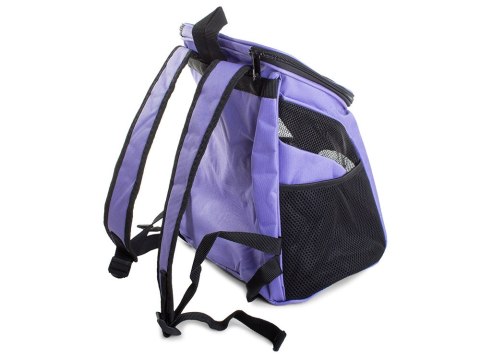 Torba transportowa plecak do noszenia dla psa kota fioletowa Torba transportowa plecak do noszenia dla psa kota fioletowa