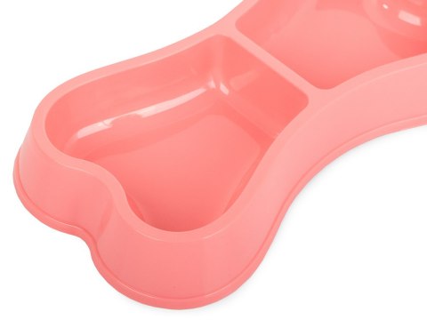 Miska plastikowa dla psa kota podwójna 0,15l Miska plastikowa dla psa kota podwójna 0,15l