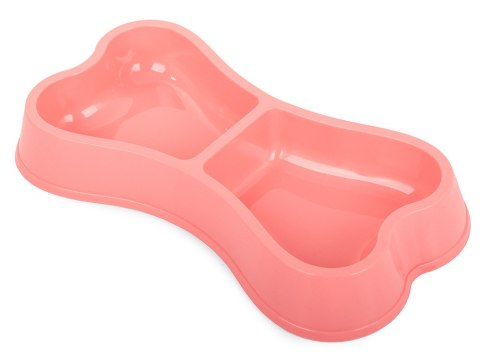 Miska plastikowa dla psa kota podwójna 0,15l Miska plastikowa dla psa kota podwójna 0,15l