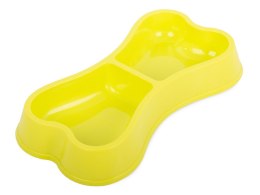 Miska plastikowa dla psa kota podwójna 0,15l