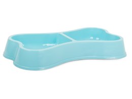 Miska plastikowa dla psa kota podwójna 0,25l