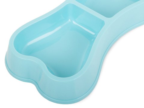Miska plastikowa dla psa kota podwójna 0,25l Miska plastikowa dla psa kota podwójna 0,25l