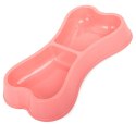 Miska plastikowa dla psa kota podwójna 0,25l