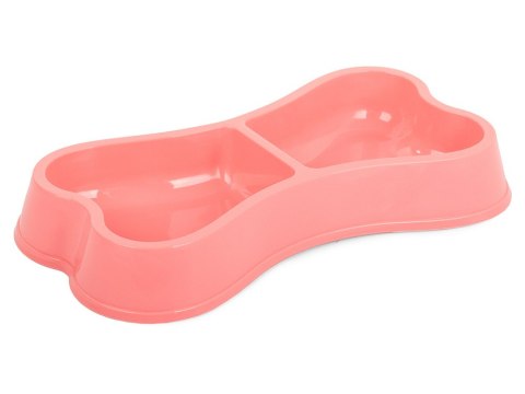 Miska plastikowa dla psa kota podwójna 0,25l Miska plastikowa dla psa kota podwójna 0,25l